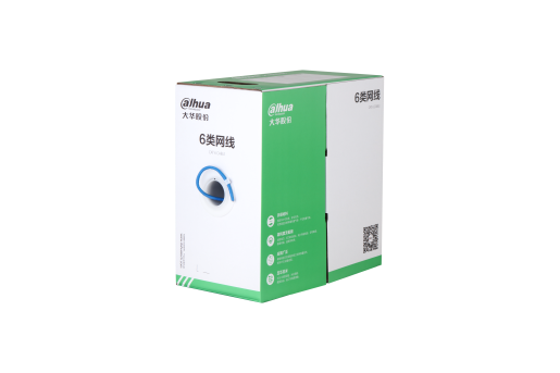 qy·球友会科技分销室内非屏蔽六类网线（CM阻燃）-0.57mm-蓝色-305m